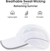 Running Hat Mesh Sports Cap Lightweight Quick Drying Runner Cap for Men Women