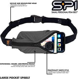 SPIbelt Running Belt for Women Men, Phone Holder for Running, Running Fanny Pack, Holder for Phone, Running Waist Pack, Adjustable Waist, [Fits All Phones]. No Bounce, Steel Blue