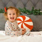 Candy Cane Lane Bamboo Zippy Pajamas