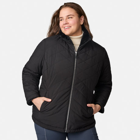 Women's Plus Size Cirrus Quilted Reversible Jacket