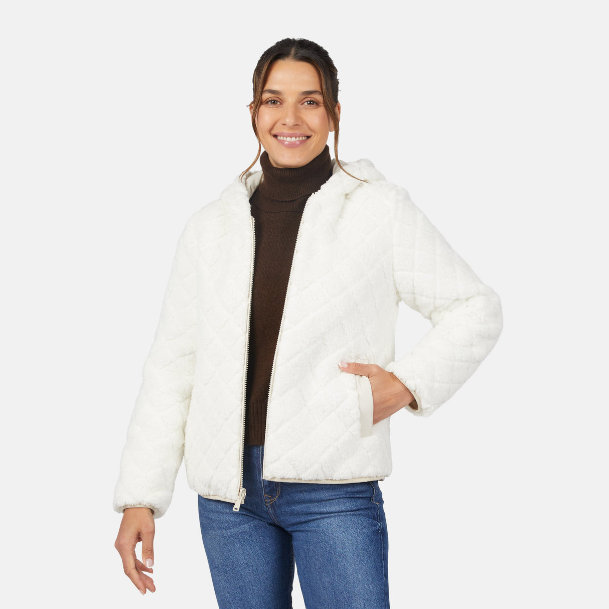 Women's Hooded Cirrus Quilted Reversible Jacket
