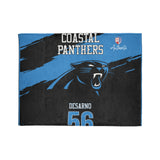 Personalized Team Blanket – Custom Name & Number Fleece Throw