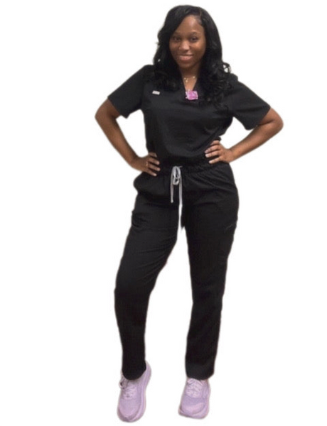 MJ V-Neck Scrub Top (Unisex)