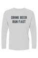 Copperhead Beer Relay Drink Beer Run Fast Islander L/S Performance Tee w/ UPF 50+