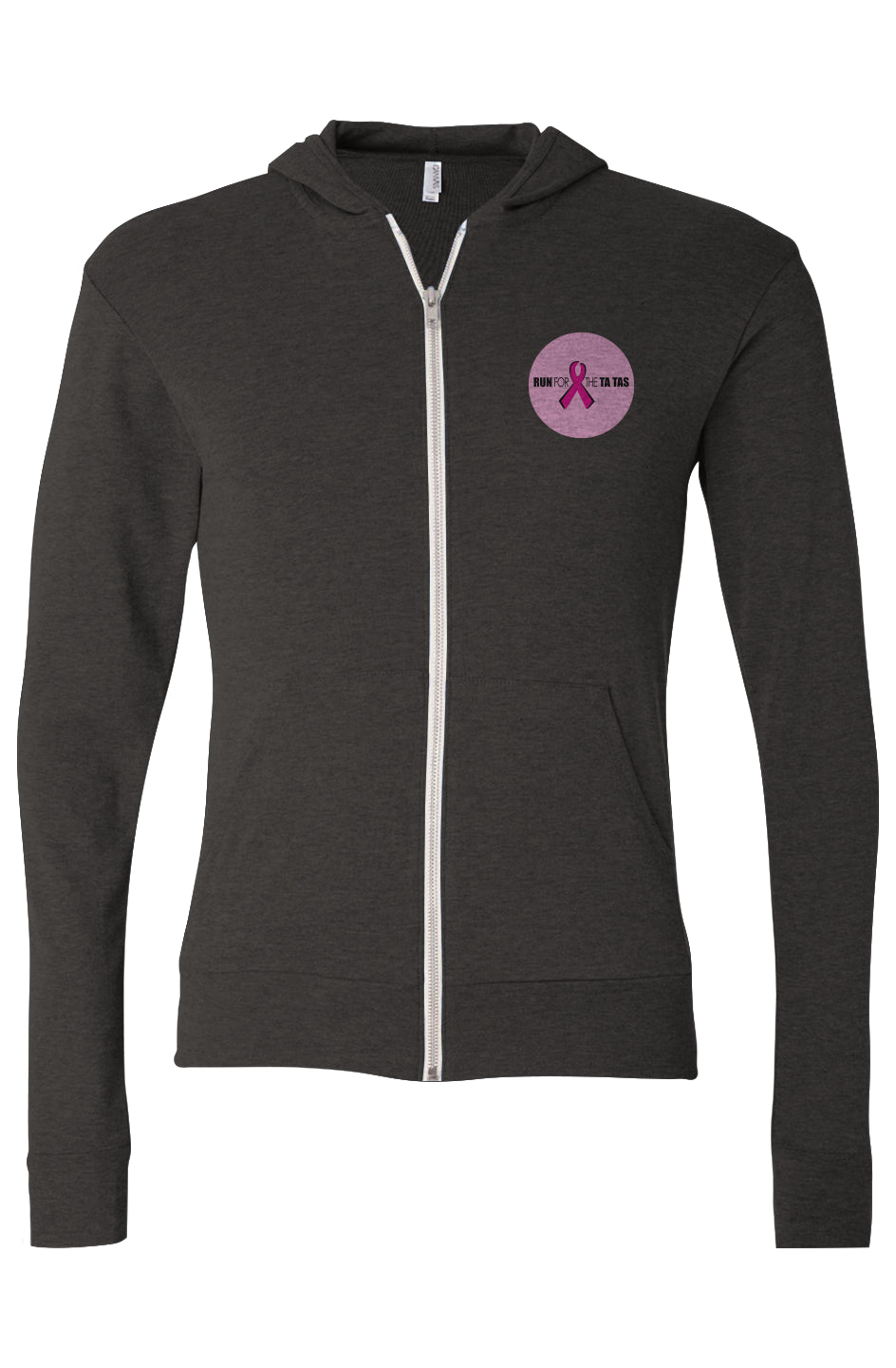 Triblend Full-Zip Lightweight Hoodie