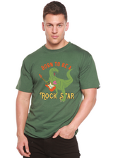 Born To Be A Rock Star Men's Bamboo Viscose/Organic Cotton Short Sleeve Graphic T-Shirt