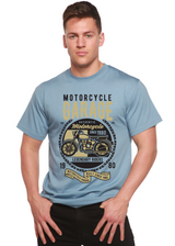 Motorcycle Garage Men's Bamboo Viscose/Organic Cotton Short Sleeve Graphic T-Shirt