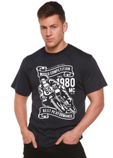 World Competition Men's Bamboo Viscose/Organic Cotton Short Sleeve Graphic Graphic T-Shirt
