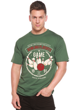 Bowling Playoffs Men's Bamboo Viscose/Organic Cotton Short Sleeve Graphic T-Shirt