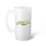 Shakori 40 Frosted Glass Beer Mug - 16 oz