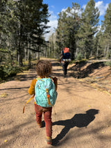 Kid’s (Ages 2 to 7) light blue Hiking Pack - Water Bladder System Compatible for Young Hikers