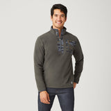 Men's FreeCycle® Super Soft Microfleece 1/2 Zip Mock Neck Shirt