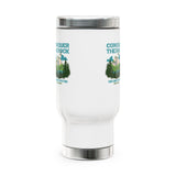 Conquer the Rock Stainless Steel Travel Mug - 14 oz