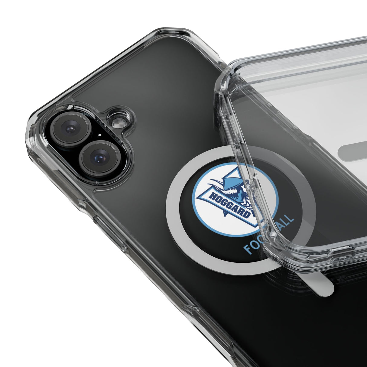 Hoggard Vikings Football Clear Magnetic MagSafe iPhone Case