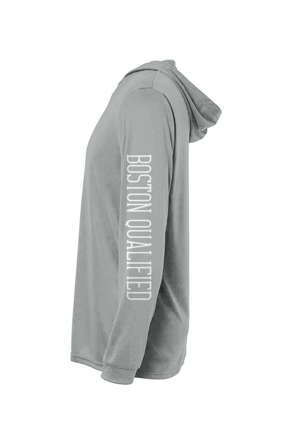 Wilmington Marathon Boston Qualified Hooded L/S Performance Tee