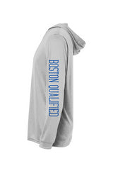 Wilmington Marathon Boston Qualified Hooded L/S Performance Tee