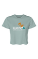 Ladies' Flowy Cropped Tee