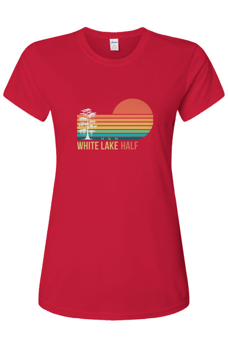 White Lake Half Ladies' Islander Performance Tee w/ UPF 50+