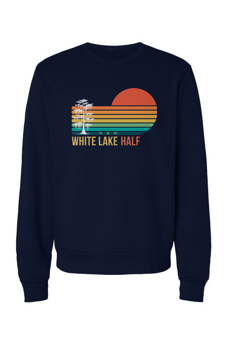 White Lake Half Sponge Fleece Crewneck Sweatshirt