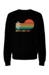 White Lake Half Sponge Fleece Crewneck Sweatshirt