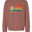 White Lake Half Sponge Fleece Crew Neck Sweatshirt