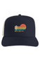 White Lake Half Mesh Contrast Trucker