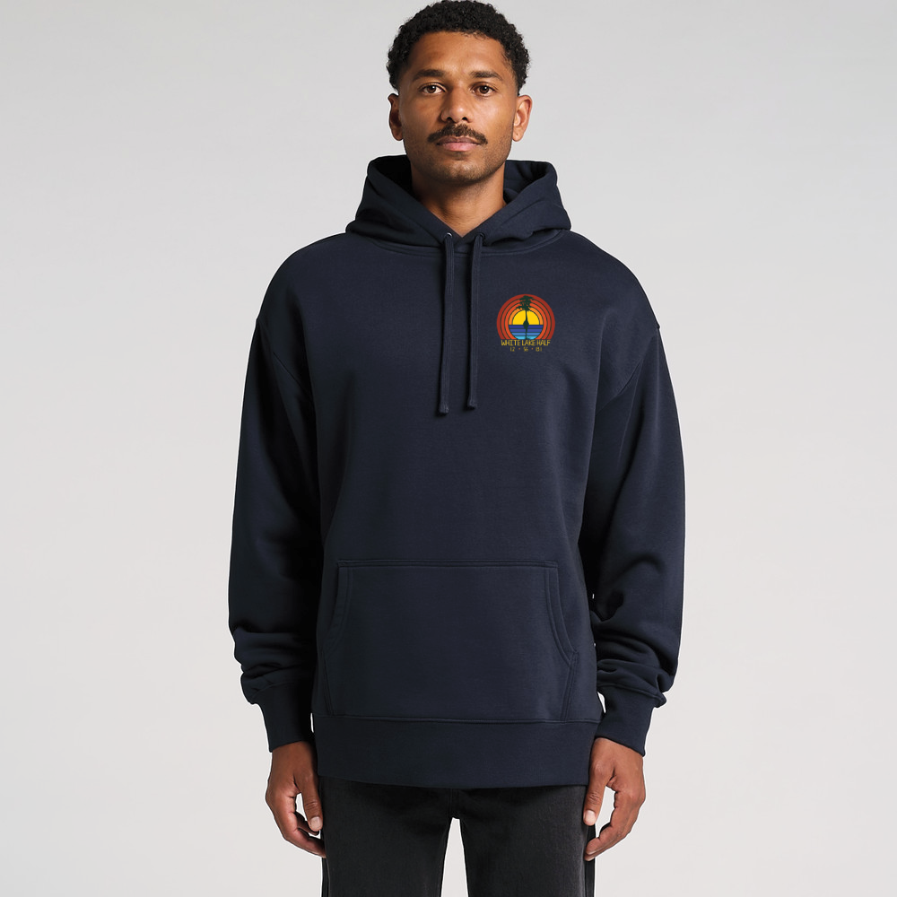 White Lake Half Heavy Hooded Pullover
