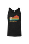 White Lake Half Unisex Triblend Tank