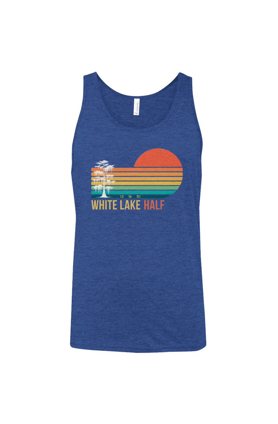 White Lake Half Unisex Triblend Tank