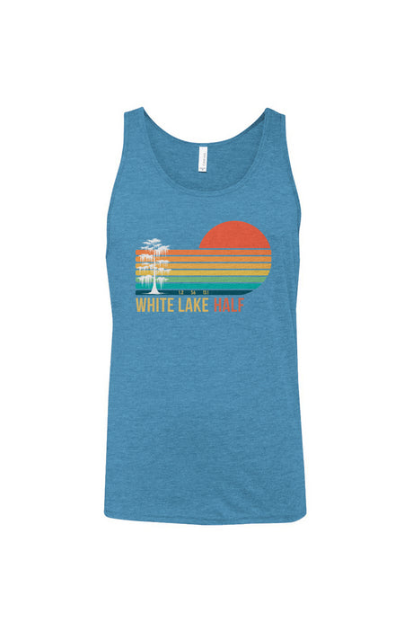 White Lake Half Unisex Triblend Tank