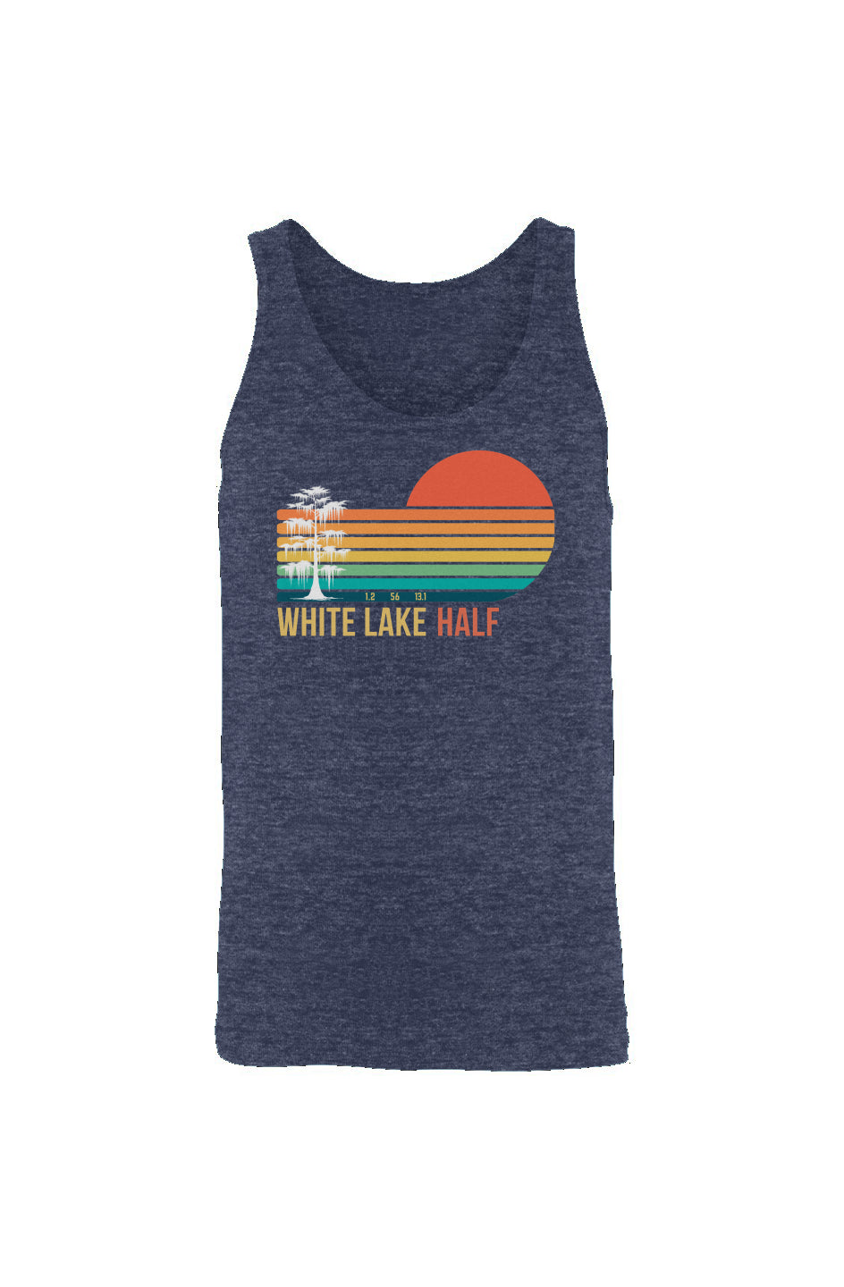 White Lake Half Unisex Triblend Tank