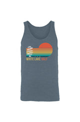 White Lake Half Unisex Triblend Tank