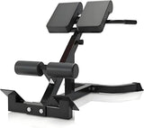 Roman Chair Hyperextension Bench - Adjustable Back Extension Machine for Home Gym, Core & Lower Back Workout, 250lbs Weight Capacity, Heavy Duty Steel Frame