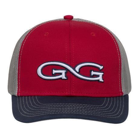Red Cap | TriColor | Glacier MeshBack