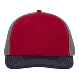 Red Cap | TriColor | Glacier MeshBack