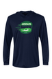 Upstate Running Club Bahama Performance Hooded L/S Tee w/ UPF 50+