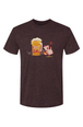 Beer and BBQ 5K Unisex Triblend Crew