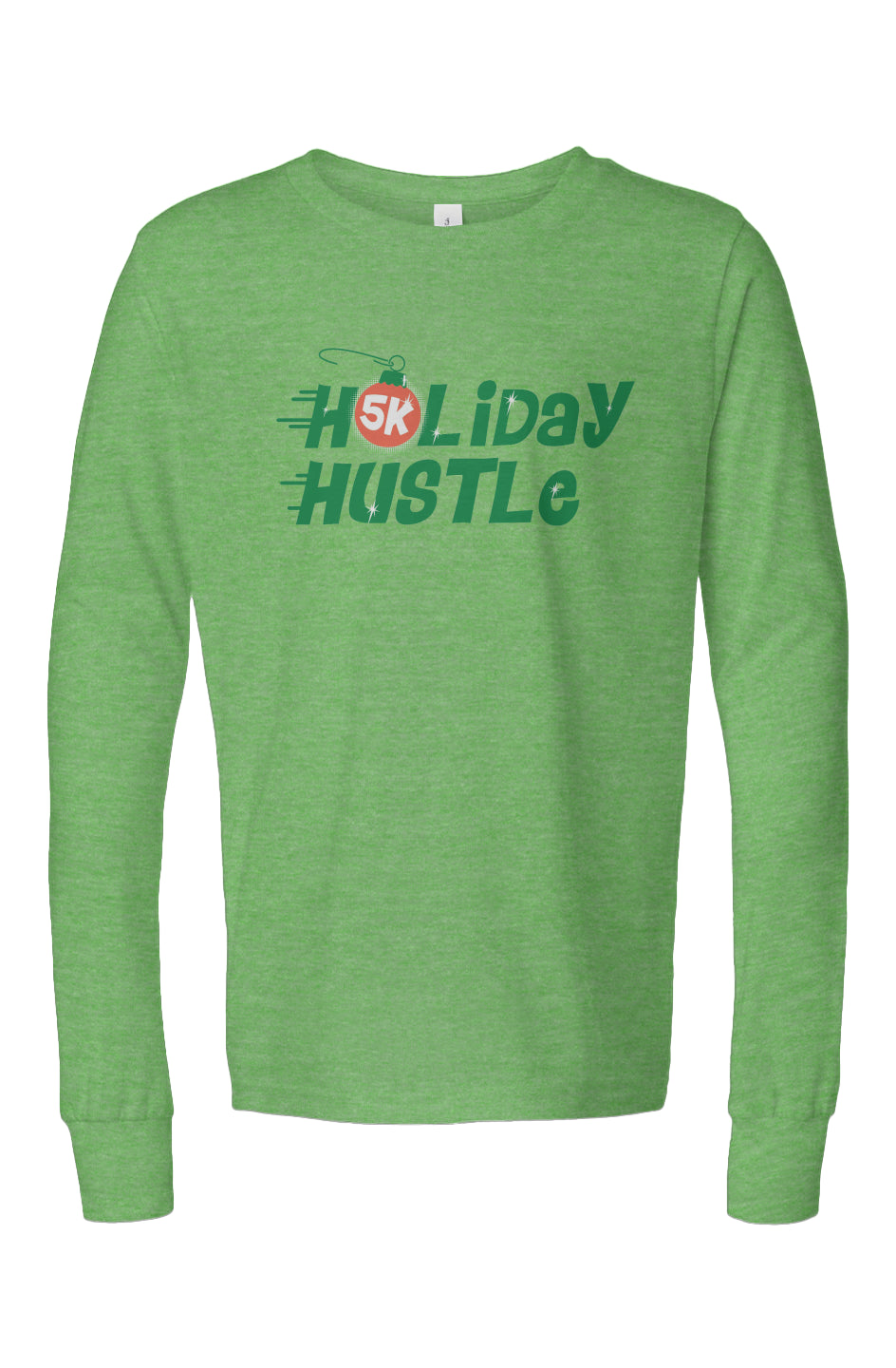 Holiday Hustle 5K Youth Triblend L/S Tee