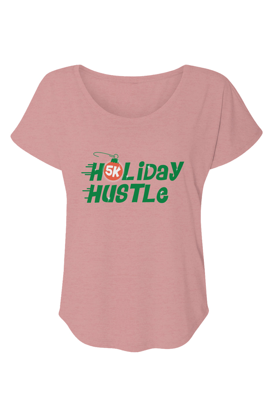 Holiday Hustle 5K Ladies' Triblend Tee