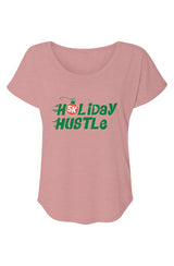 Holiday Hustle 5K Ladies' Triblend Tee