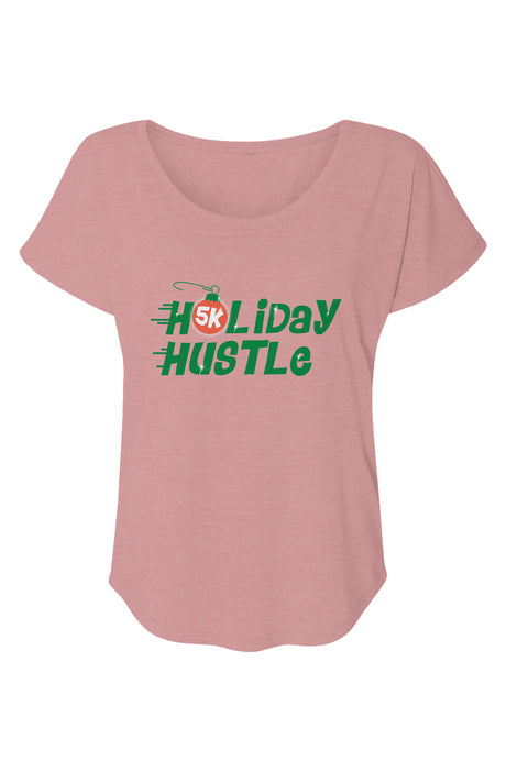 Holiday Hustle 5K Ladies' Triblend Tee