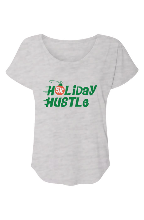 Holiday Hustle 5K Ladies' Triblend Tee