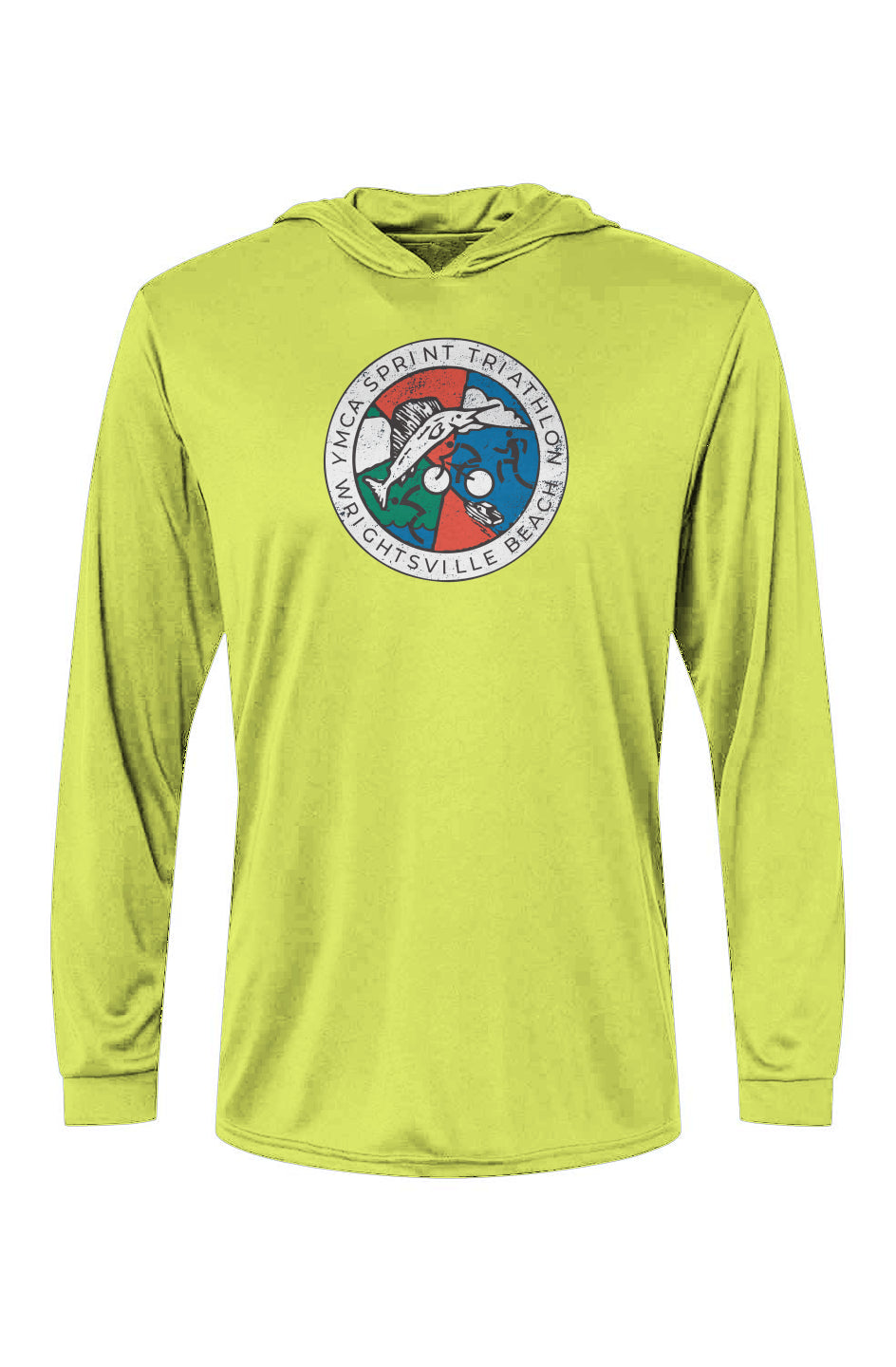 Wrightsville Beach Triathlon Bahama Hooded L/S Tee