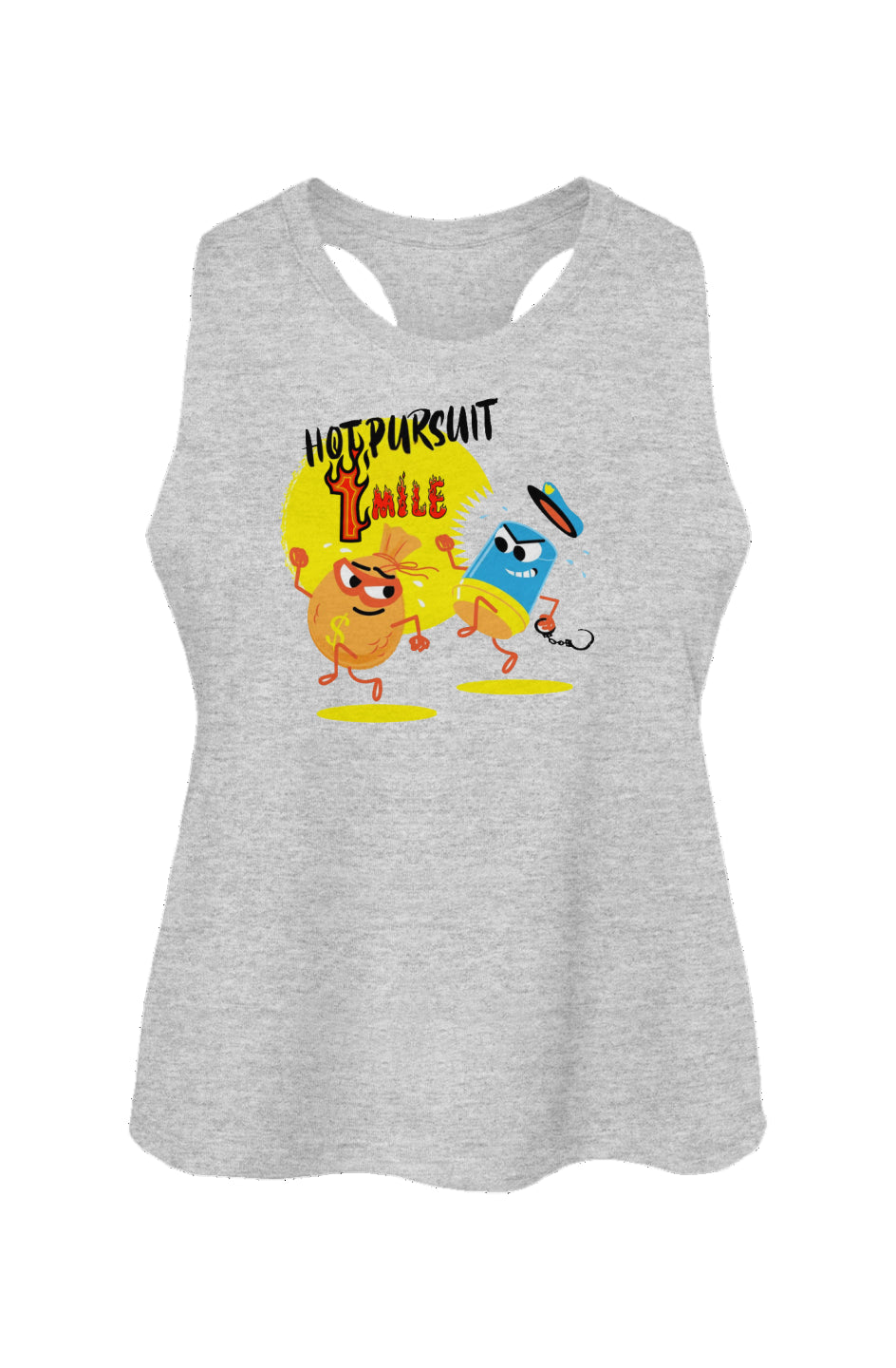 Hot Pursuit 1 Mile Ladies' Racerback Cropped Tank
