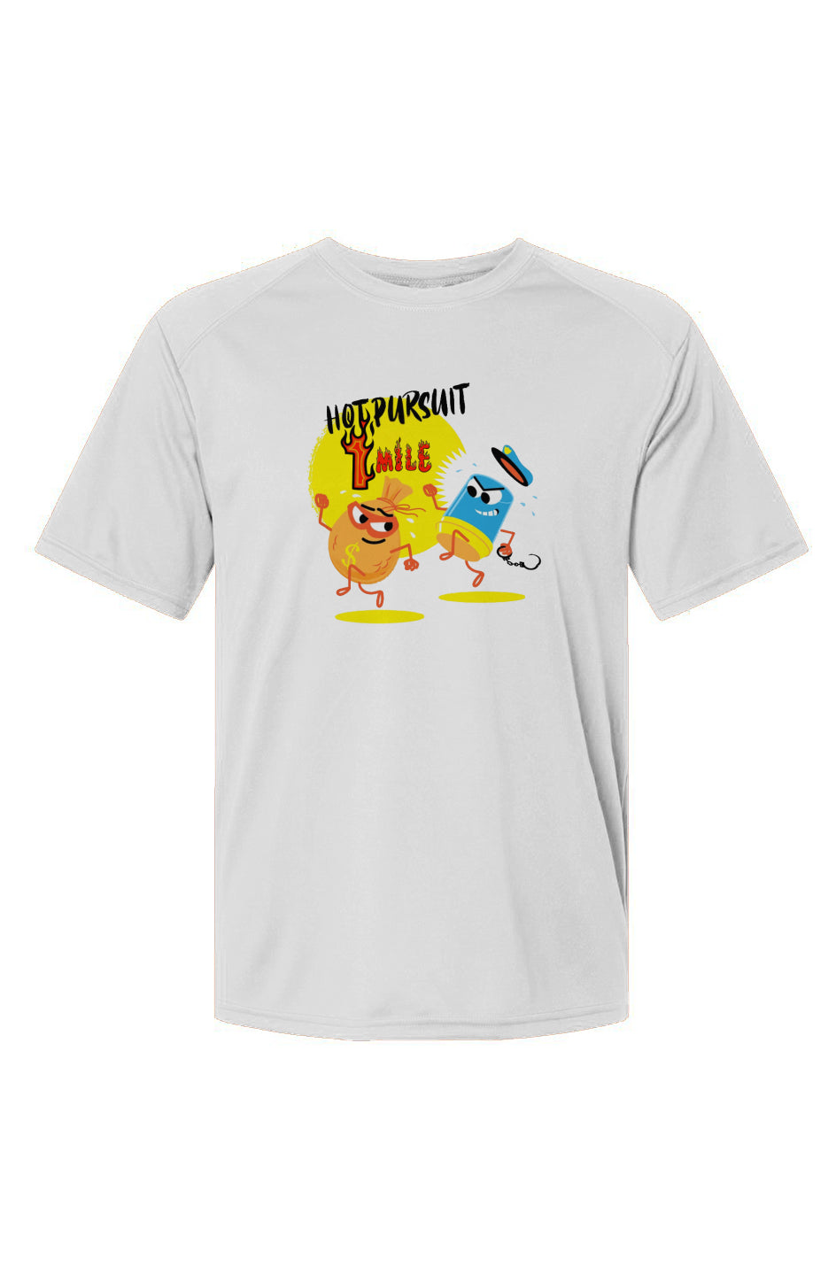 Hot Pursuit 1 Mile Men's Islander Performance Tee w/ UPF 50+