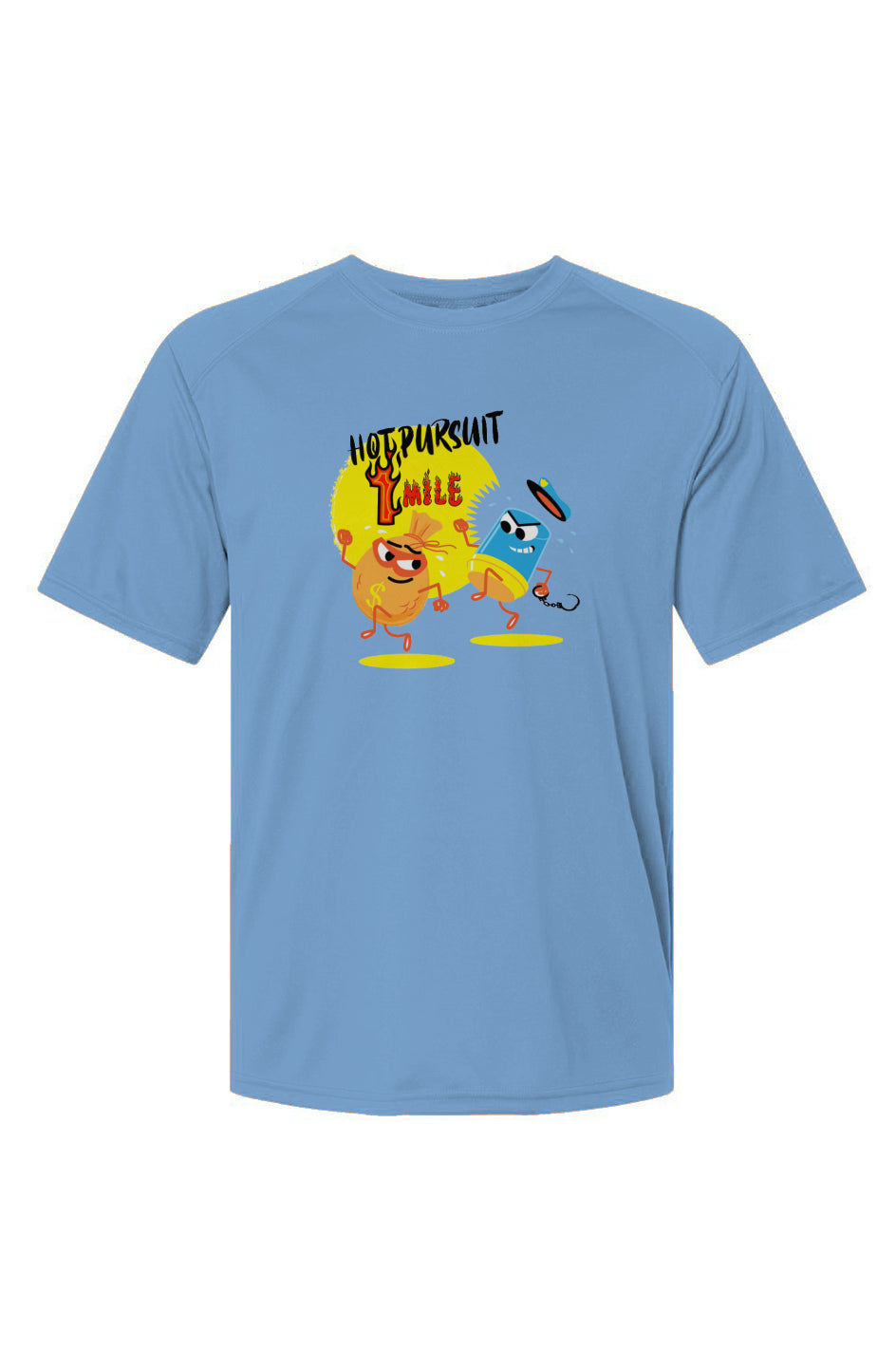 Hot Pursuit 1 Mile Men's Islander Performance Tee w/ UPF 50+