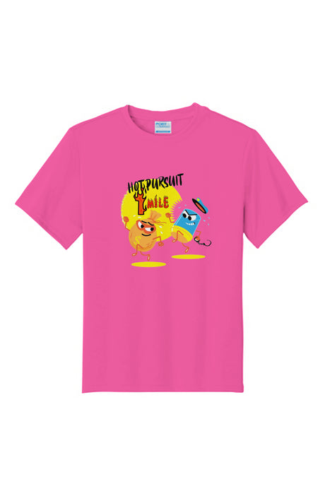 Hot Pursuit 1 Mile Youth Performance Tee w/ UPF 50+