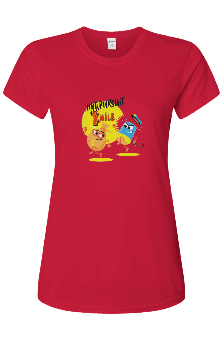 Hot Pursuit 1 Mile Ladies' Islander Performance Tee w/ UPF 50+