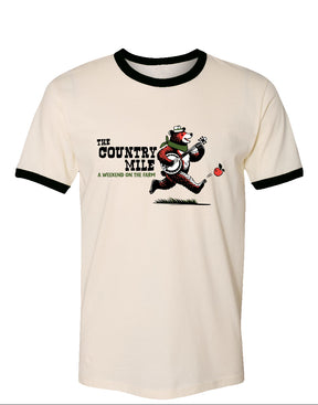 The Country Mile Weekend on the Farm Vintage Cotton Ringer Tee