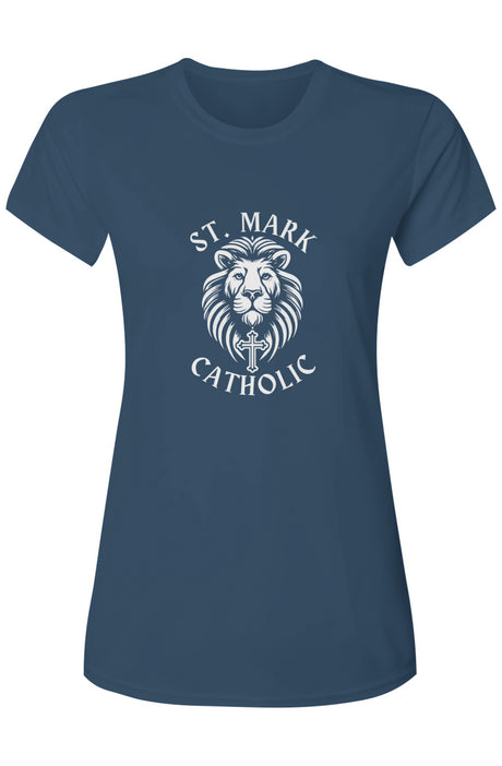 St. Mark Catholic Ladies' Performance Tee w/ UPF 5